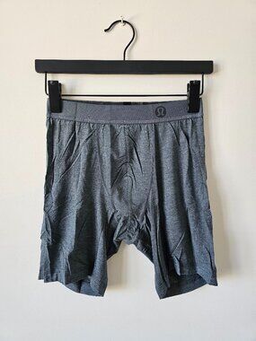 2 x NIB LULULEMON HROI Heathered Gray Grey Always In Motion Boxer 7" Small